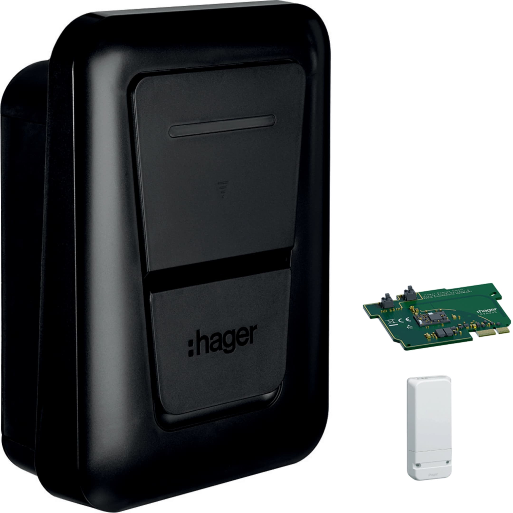 Hager witty plus XVL122SPI, photo catalogue sur fond blanc