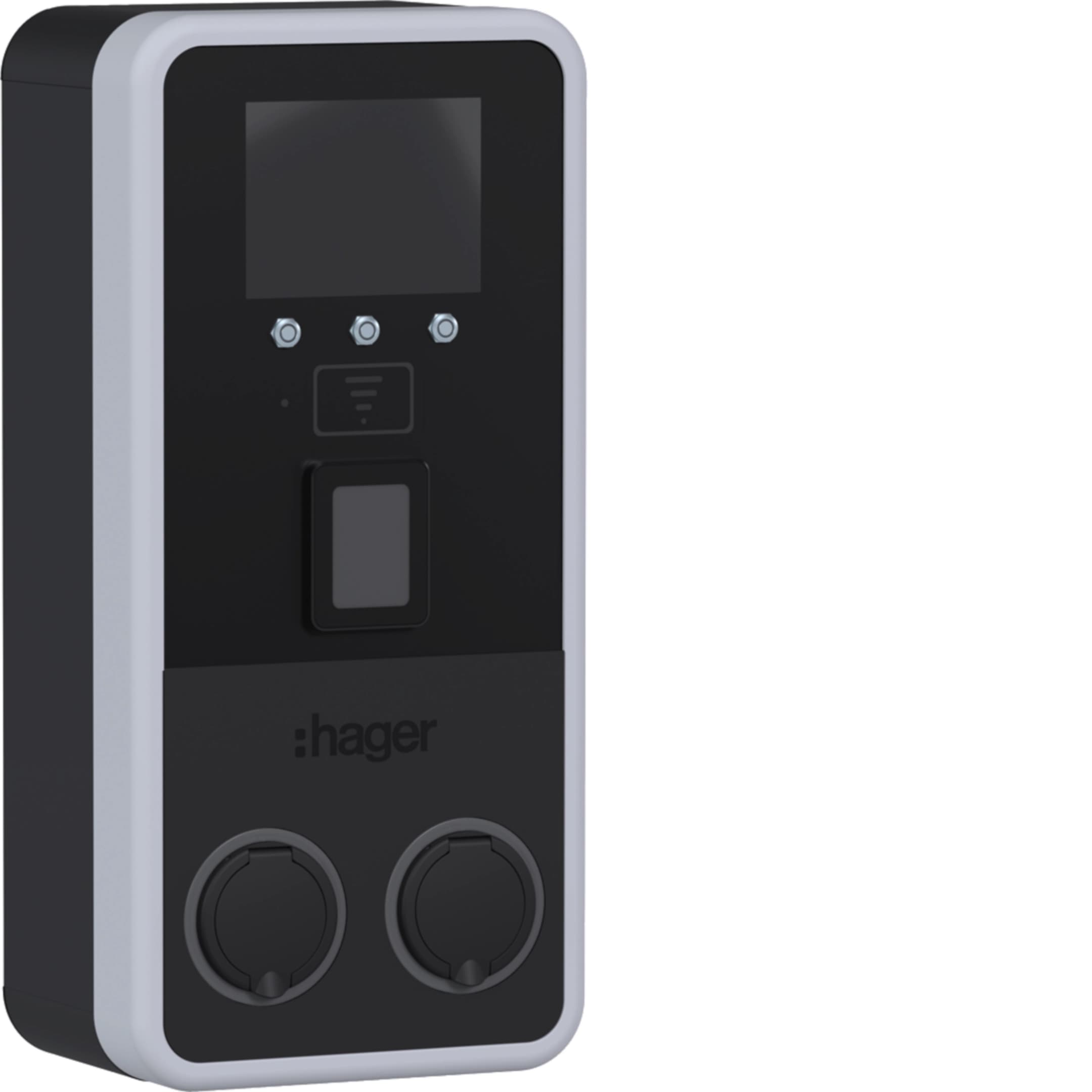Hager witty park 2 XVP222SYF, photo catalogue sur fond blanc