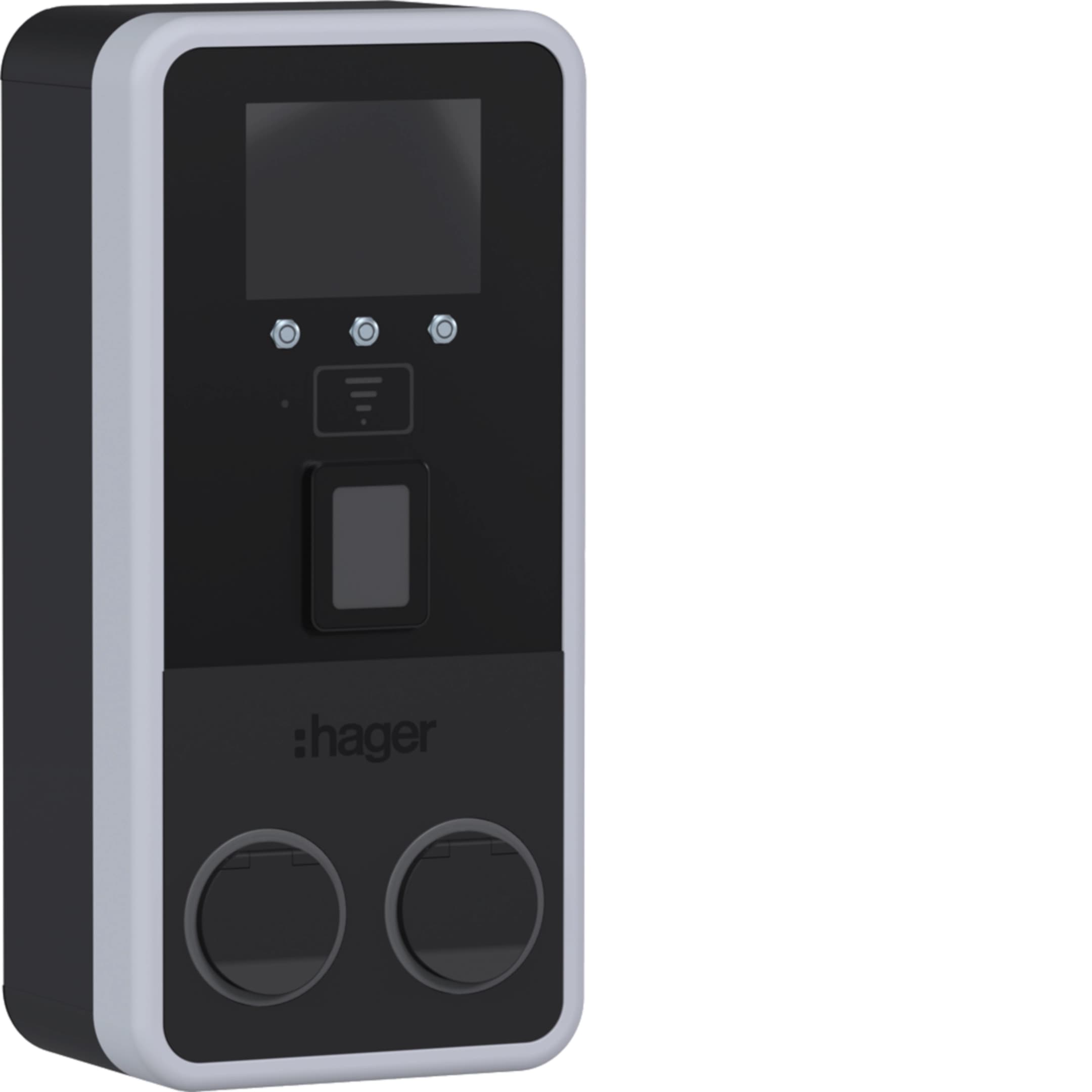 Hager witty park 2 XVP222SYO, photo catalogue sur fond blanc