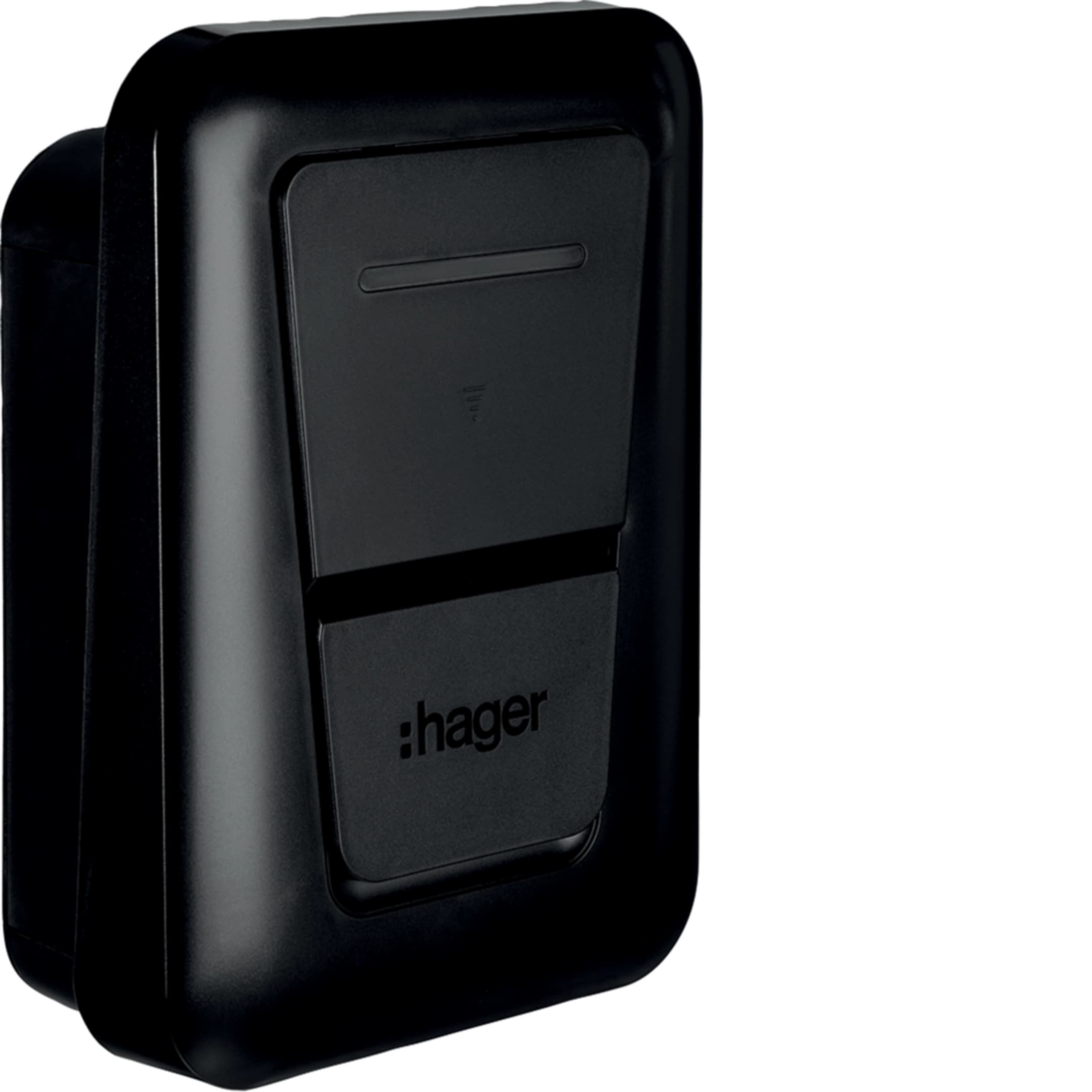 Hager witty one XVR111STI, photo catalogue sur fond blanc