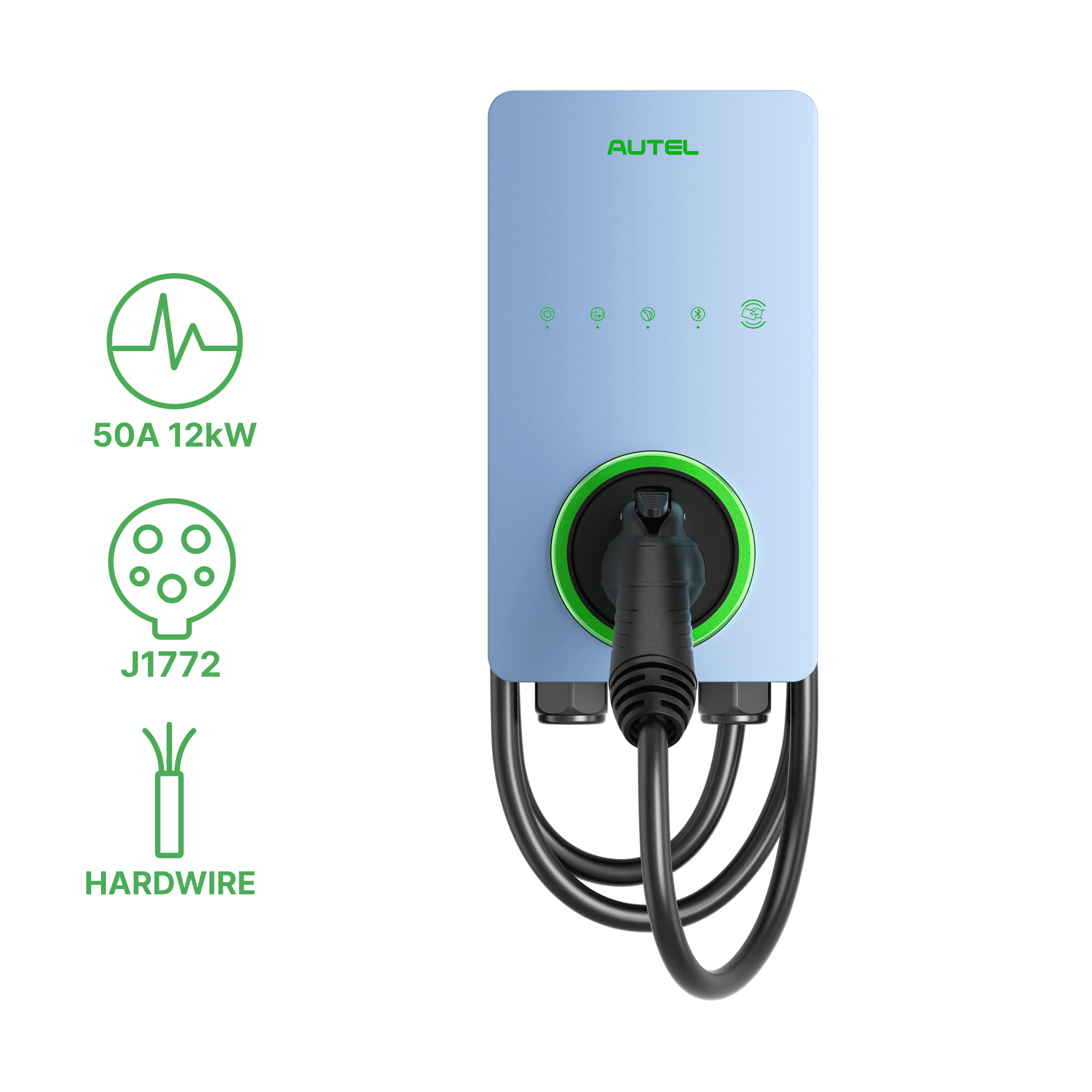 AC Lite Home 50A 12kW EV Charger (Sierra Blue) (version US), visuel catalogue constructeur