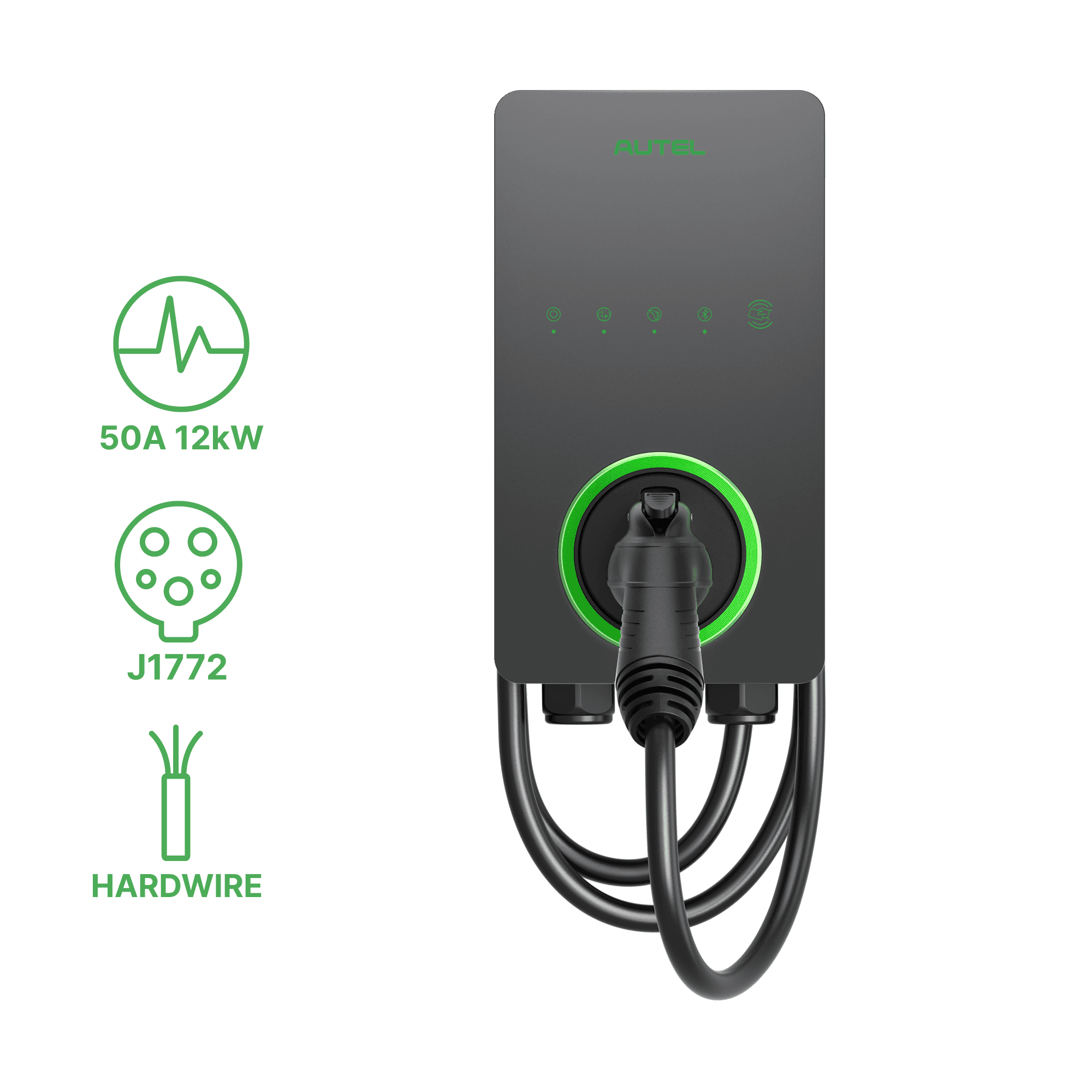 AC Lite Home 50A 12kW EV Charger (Dark Gray) (version US), visuel catalogue constructeur