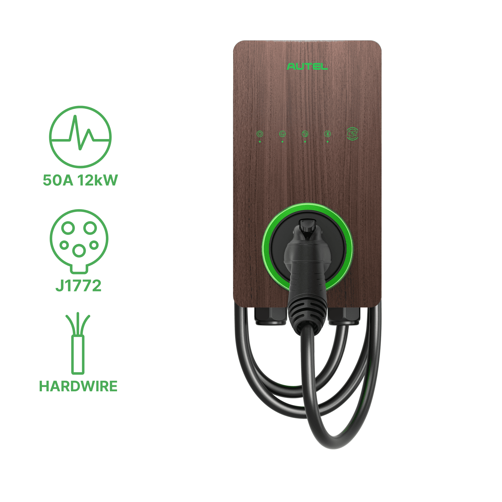 AC Lite Home 50A 12kW EV Charger (Wood Grain) (version US), visuel catalogue constructeur